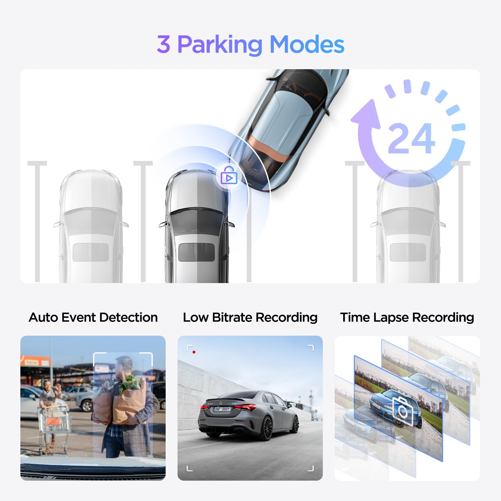 VIOFO WM1 2K Quad HD 1440P 30FPS Smaller WiFi GPS Dashcam with Sony STARVIS IMX335 Sensor