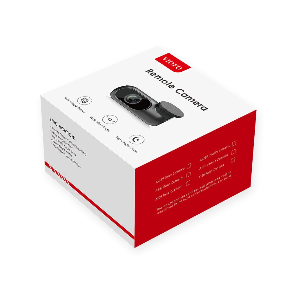 VIOFO RF200 1080P Infrared Interior Camera with 1M Jack Plug Cable and Sticker for A229 Plus/A229 Pro