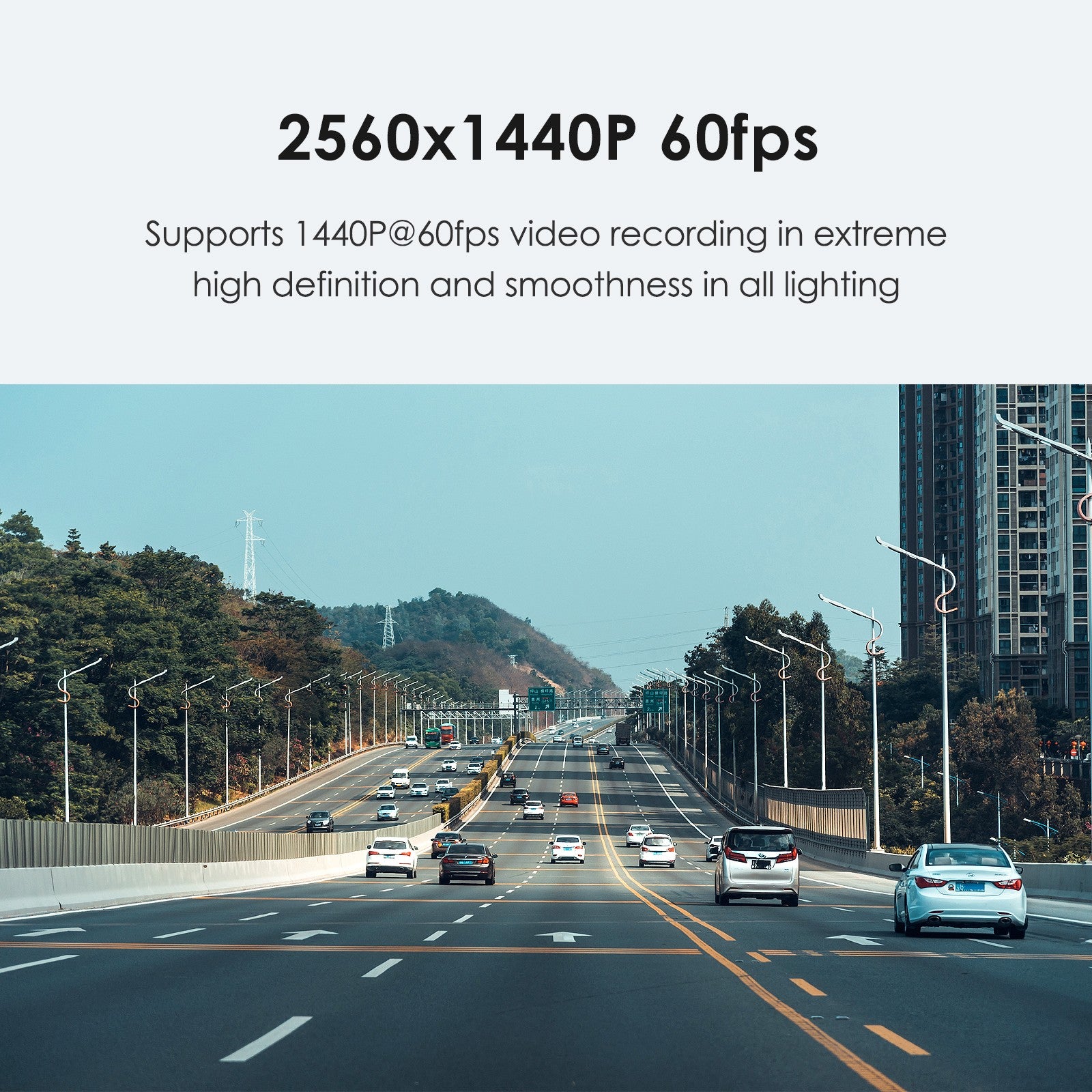 A119 V3 with GPS 2K 2560*1600P 30FPS Quad HD+ Car Dash Cam