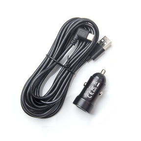 A119 MINI/A119 MINI 2 Type-C Dual USB Car Charger with 11.48 ft Power Cable