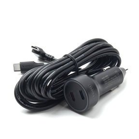 VIOFO D6000 Type-C Dual USB Cigarette Car Charger for A329/A329S/A229 Ultra Dashcam
