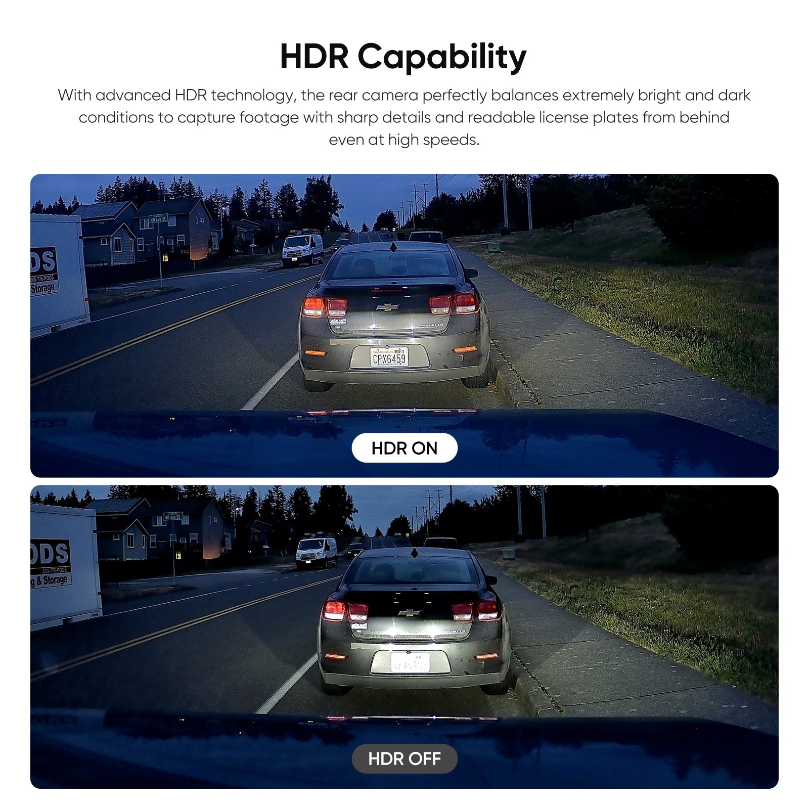 VIOFO RWE800 4K HDR Waterproof Rear Camera for A229 Ultra Series