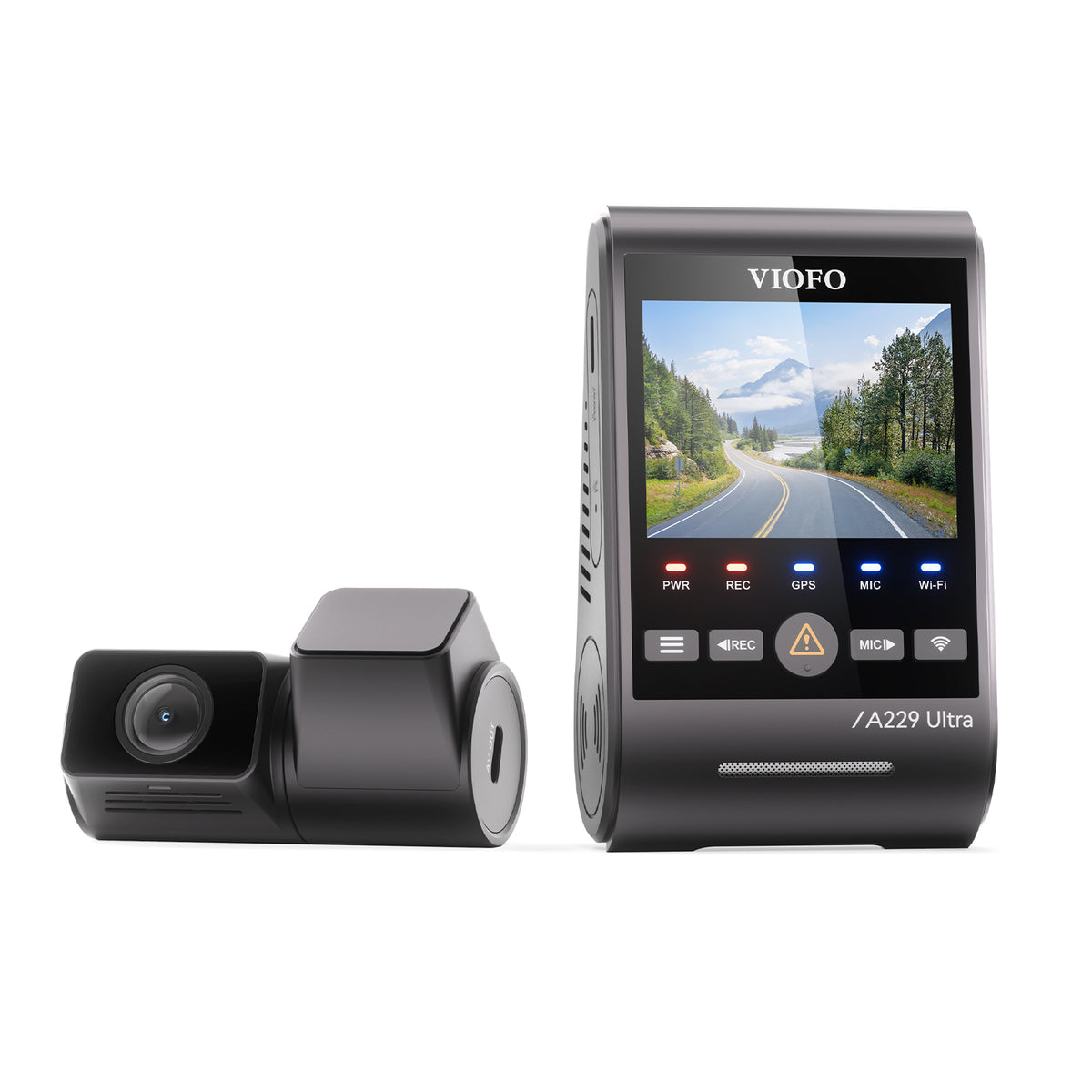 VIOFO A229 Ultra 2CH 4K Front+4K Rear Dashcam with Dual Sony STARVIS 2 Sensors, 2-Channel 4K HDR, Ultra Fast 5GHz Wi-Fi & Precise GPS, Smart Voice Control