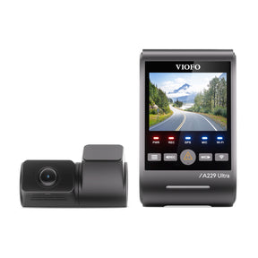VIOFO A229 Ultra 2CH 4K Front+4K Rear Dashcam with Dual Sony STARVIS 2 Sensors, 2-Channel 4K HDR, Ultra Fast 5GHz Wi-Fi & Precise GPS, Smart Voice Control