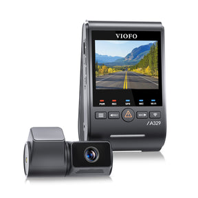 VIOFO A329T 2CH 4K 60FPS+2K Telephoto Camera with 4xOptical Zoom and Sony STARVIS 2 Sensor HDR, Support SSD Storage, Multiplex Video, Low Power Impact Detection, Hybrid Parking Recording