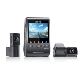 VIOFO A329T 3CH 4K 30FPS Front+2K Telephoto Camera+2K Rear Camera, Sony STARVIS 2 Sensor HDR, Support SSD Storage, Multiplex Video, Low Power Impact Detection, Hybrid Parking Recording