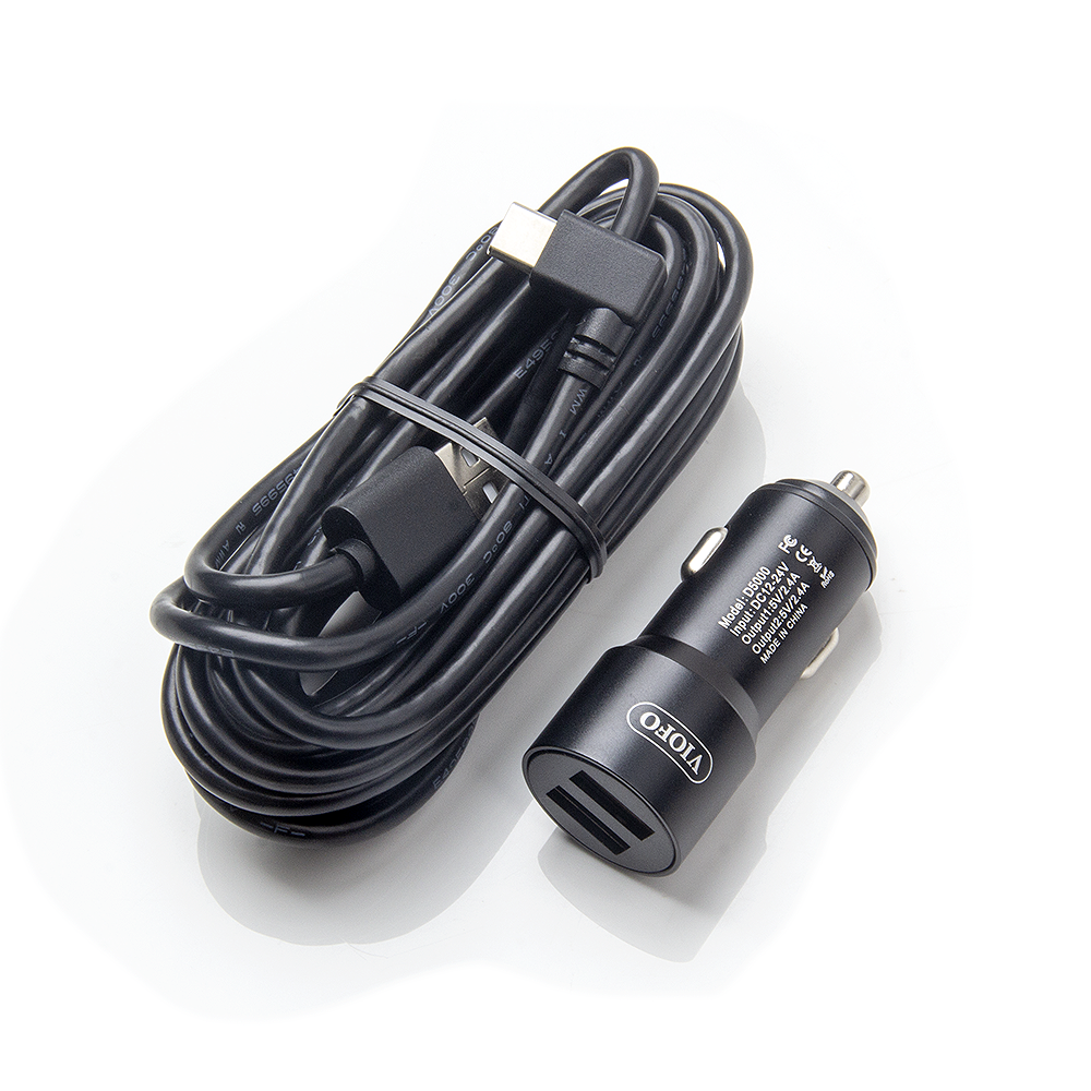 VIOFO D5000 Type-C Dual USB Cigarette Charger for A119Mini2/A229 Plus/A229 Pro/A139/A139 Pro/T130