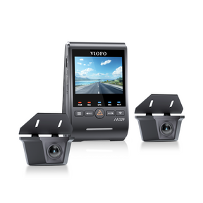 VIOFO A329WW 3CH 4K 30FPS Front+Dual 2K HDR Waterproof Rear Cameras with Sony STARVIS 2 Sensor, Tailored for Heavy-Duty Trucks and Trailers