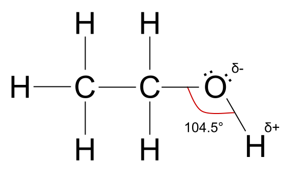 Alcohols bond angles within the hydroxyl group StudySmarter